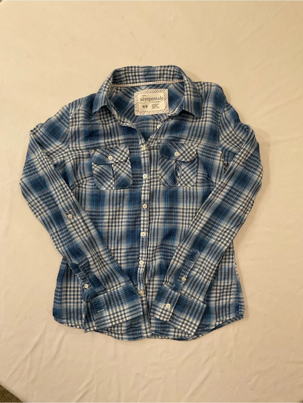 Aéropostale Plaid Button-Up‎ Shirt
